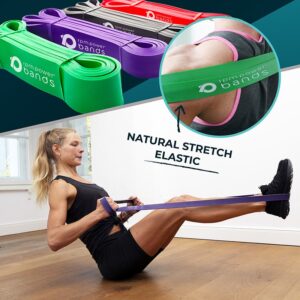 Resistance Band Green | 45mm (Extra Strong) 50-125lbs
