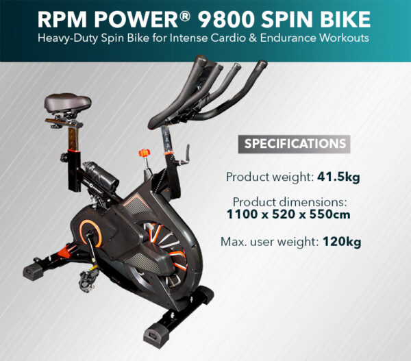 spin bike output monitor