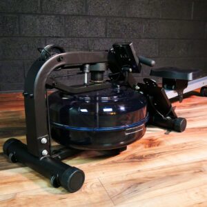metal water rower, rowing machine