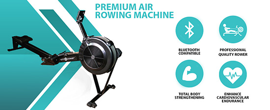 Air Rowing Machine Ireland with descriptive text about the air rower