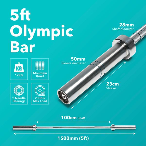 5Ft Olympic Bar Weight Blog Dandk