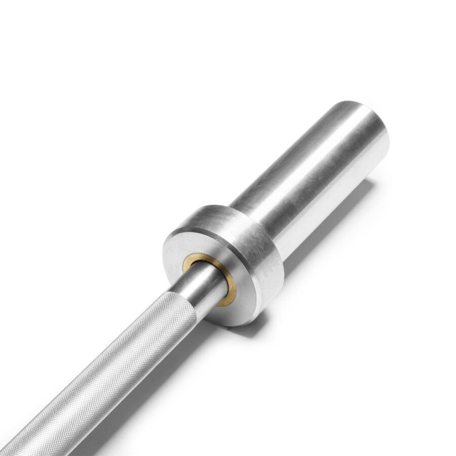 Olympic Barbell Elite 4ft 10kg (Silver) - Image 5