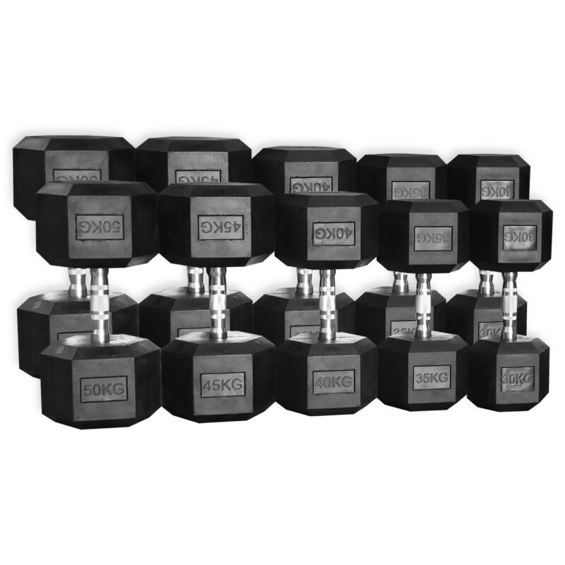 Hex Dumbbell Set 30kg to 50kg RPM Power®