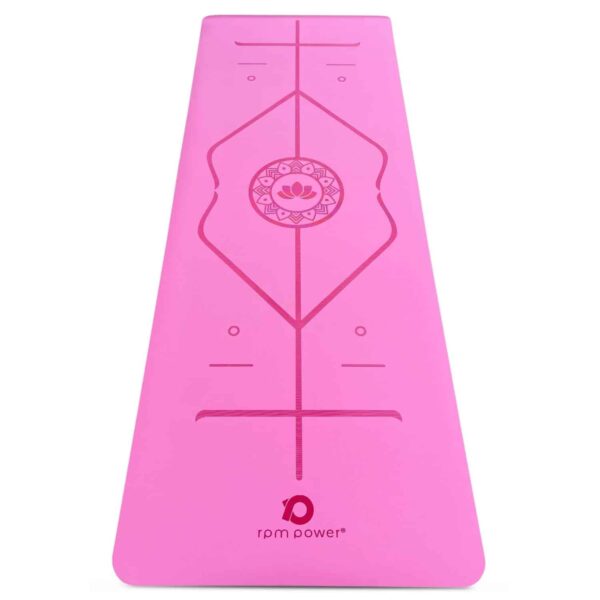 ‘Padmasana’ PU Yoga Mat (Pink)