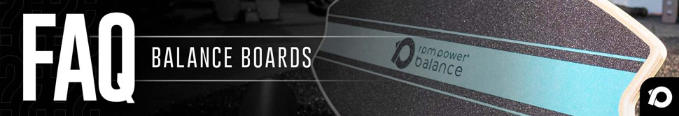 Frequently asked questions banner mobile version for Balance Board