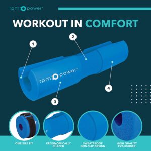 Blue Barbell Pad Information Image