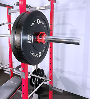 Power Rack Home Gym Weight PLates on J Hook