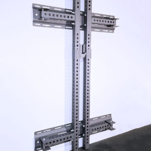 folded mounted wall rack