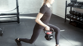 Working out with kettlebells
