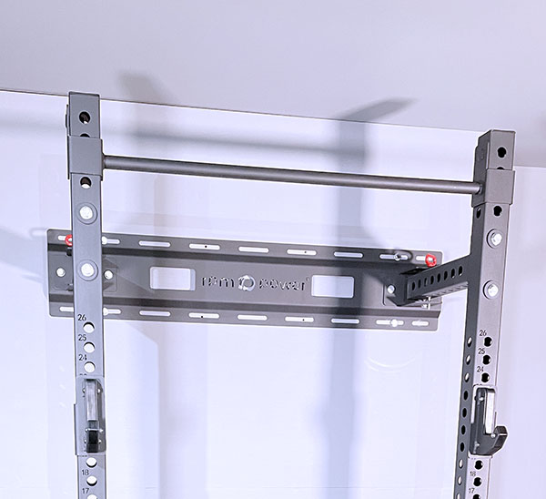 wall mounted folding rack with pull up bar