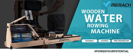 Water Rowing Machine Product Features with text