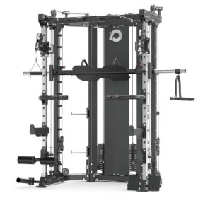 Kratos Multi-Gym with Smith Rail, Cable Machine, Pull-Up bar, Leg Press and More
