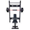 Wall Mounted Foldable Squat Rack with Home Gym Bundle & Weight Bench