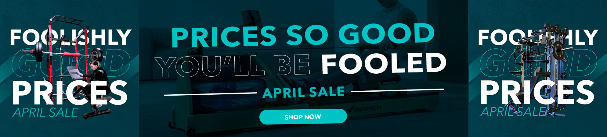 april fitness sale promotional image