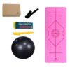 'Padmasana' Yoga Mat - Pink