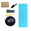 'Padmasana' Yoga Mat - Cyan
