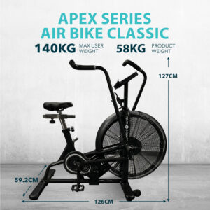 Air Bike Feature Image with Text