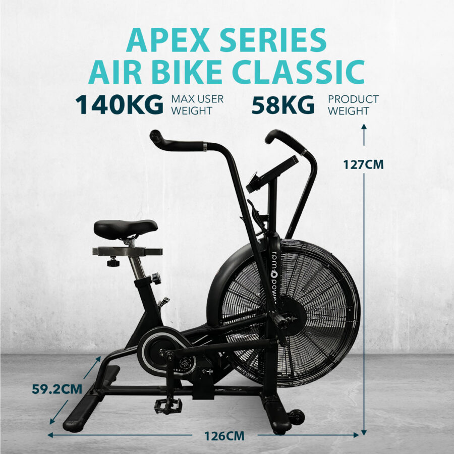Air Bike Feature Image with Text