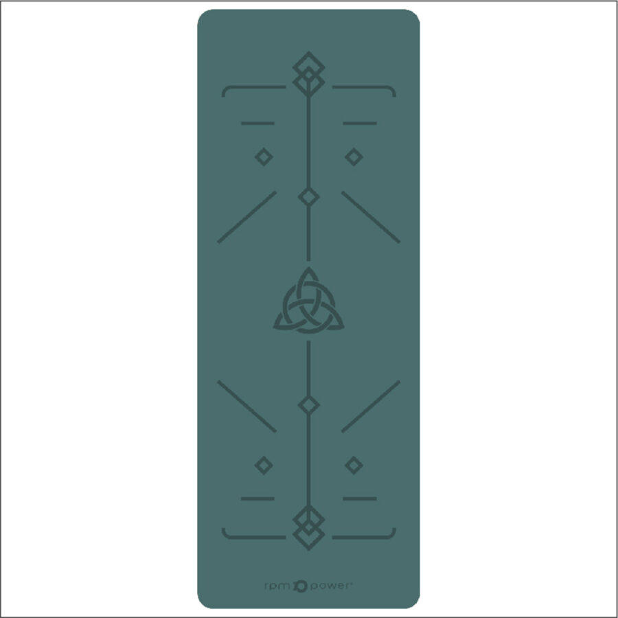 PU Yoga Mat with Alignment Lines
