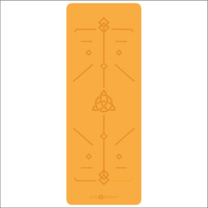 Yoga Mat with Alignment Lines
