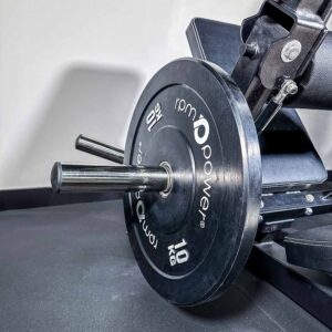Hip Thrust Machine with Black Weight Plates
