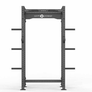 Half Rack with J-Hooks, Pull Up Bar & Weight Plate Storage