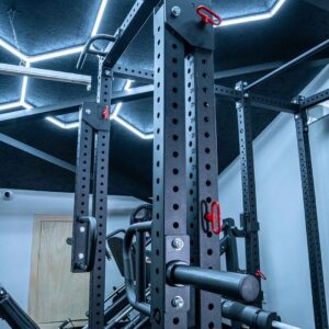 Jammer Arms Pair Attached to Squat Rack