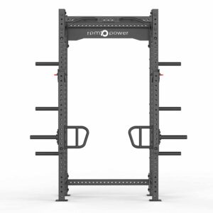 Jammer Arms for Squat Rack, with weight plate storage and pull up bar
