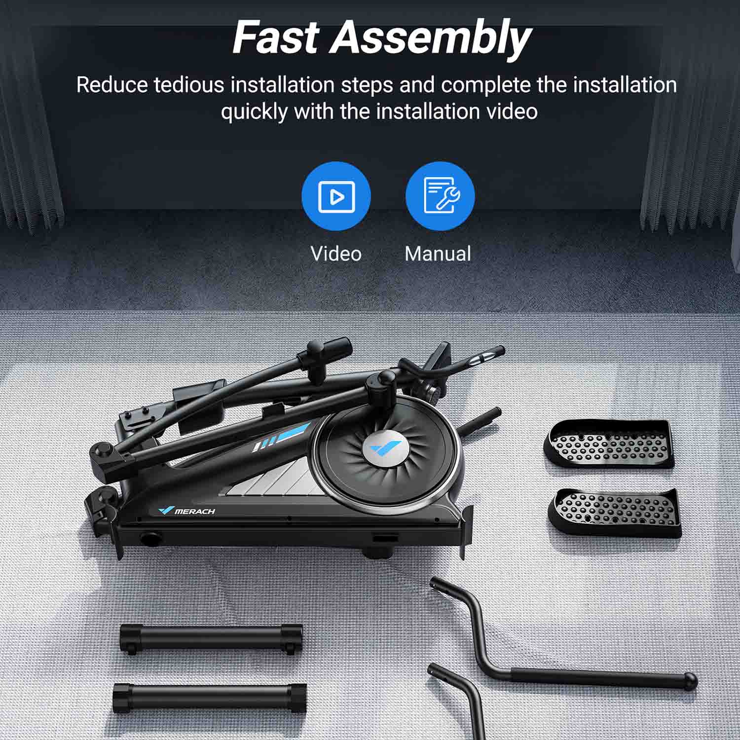 Elliptical Cross Trainer Assembly