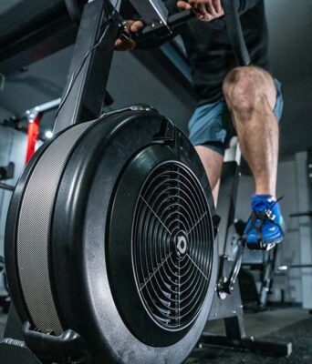 A man using an RPM Power Air Bike Pro