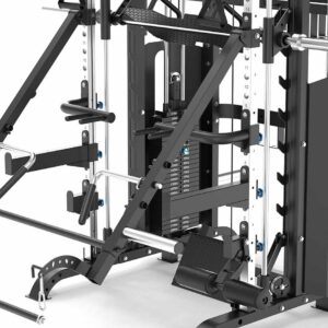 Multigym with Pull Up Bar, Jammer Arms, Smith Rail and Weight Stack