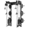 Squat Rack with Stainless Steel Uprights, Pull-Up bar, Cable Machine, Weight Plates & Cable Pulleys