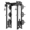 Squat Rack with Pull Up Bar, Weight Plates and Cable Attachment Machine