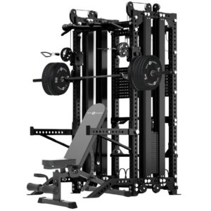 Multi-Gym with Weight Bench, Weight Stack, Pull-Up Bar