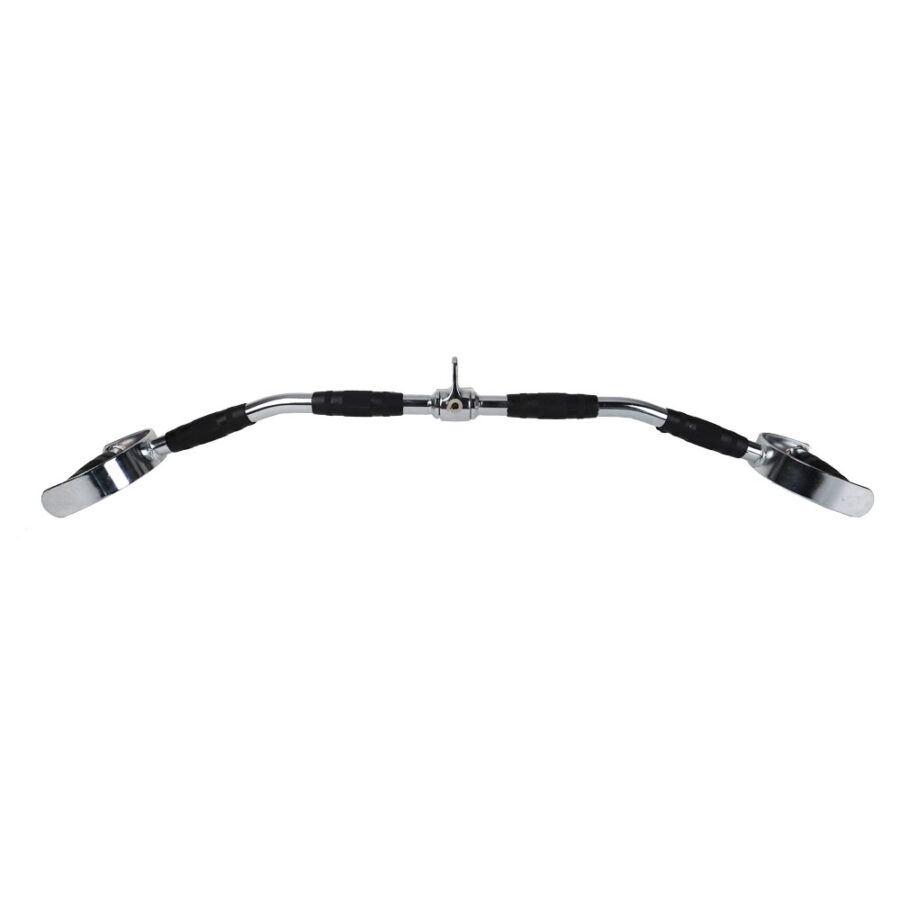 Double Lat Pull Down Bar Attachment with Rubber Grips - Image 2