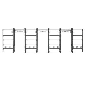 Cable Machine Power rack with Bumper Plate Storage, Pull-Up Bar & Slam Ball Storage